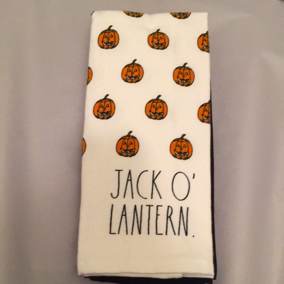 Rae Dunn Pumpkin Kitchen Towels NWT - Picture 2 of 4
